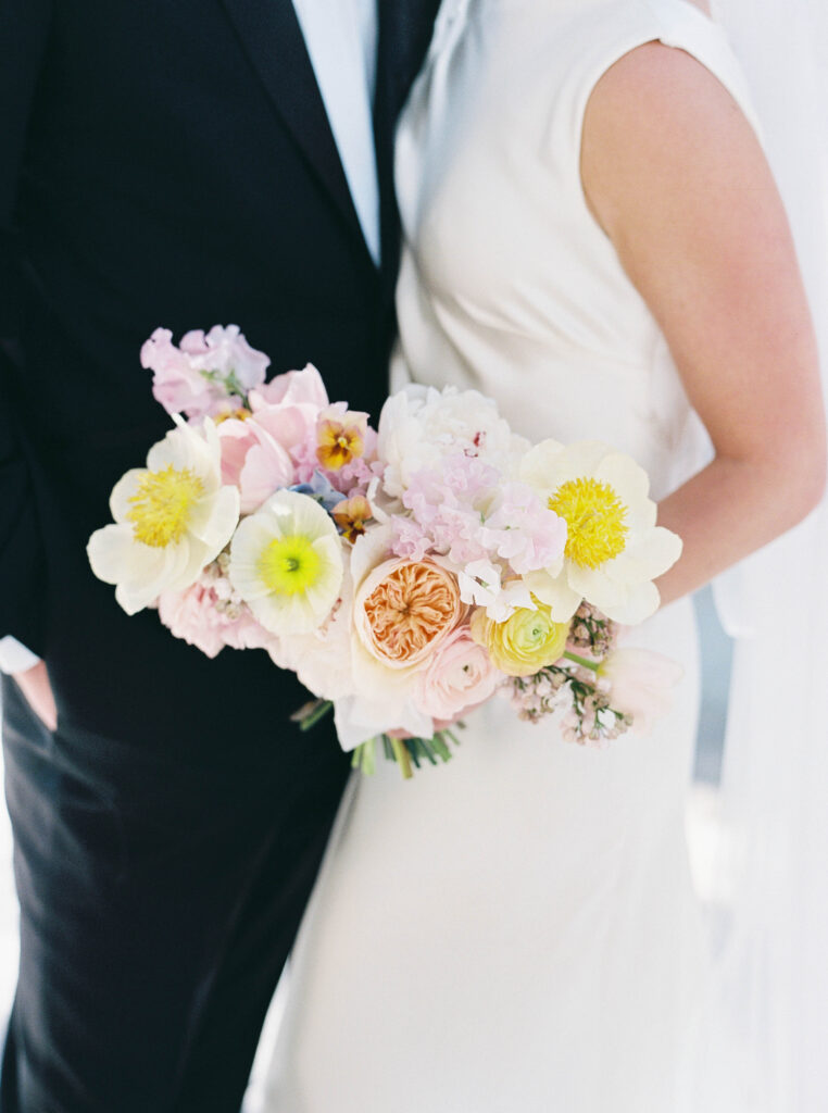 Spring wedding bouquet